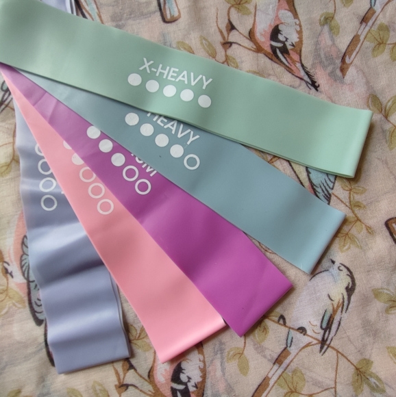 Apana Luxe Bootie Resistance Resistant Bands Yoga Stretch Strength Building NEW - Picture 5 of 6